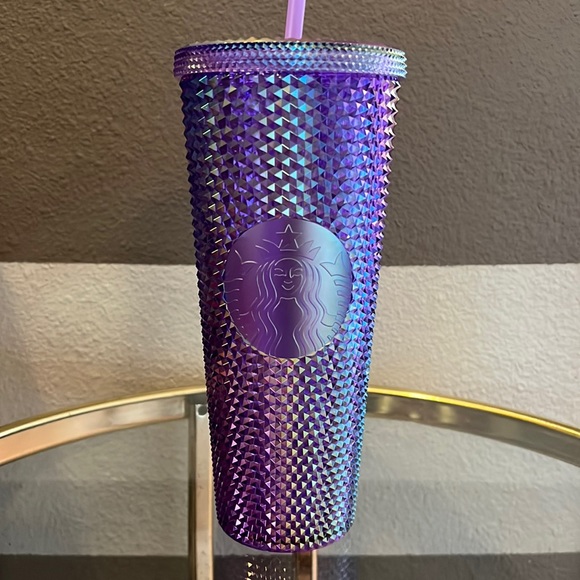 Starbucks Accessories - Starbucks 2022 Target Purple Oil Slick Studded Venti Tumbler Cold Cup. NWT